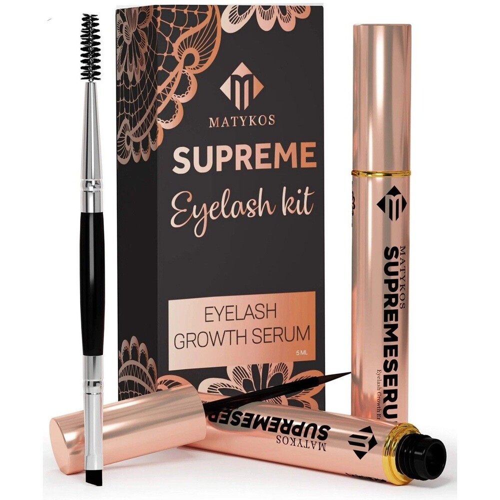 Martykos Organic Eyelash Growth Serum - Vegan Lash Enhancer & Primer
